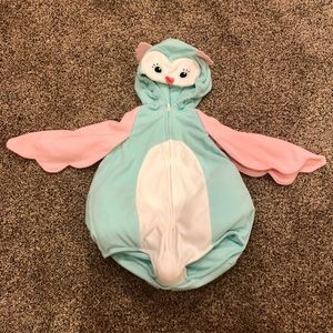 Owl fleece Halloween costume 12 months